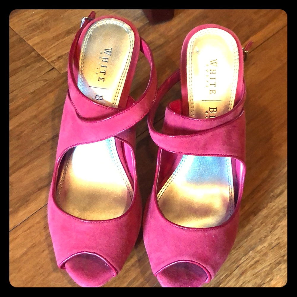 Fun pink heels worn once!